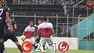 TRIUNFO SERPIENTE Deportivo Coatepeque 2 Vs CD Iztapa 1 Resumen Jornada 1 Primera División [upl. by Oinotnas]