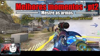 Melhores momentos de Blood strike no Mestre das armas  PT2  Com animações nas armas [upl. by Airdnaid]