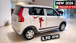 Maruti Suzuki Wagon r 2024 new model in india Wagon r vxi 2024 on road price features review [upl. by Angelina]