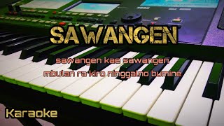 Sawangen KARAOKE lirik Dangdut [upl. by Gonzalo397]