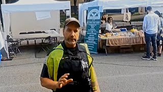 Toronto Police Service is trying to kick me out of an event called Word on the Street book event [upl. by Kappel]