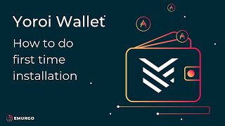 How to do first time installation of Yoroi Wallet [upl. by Trefor26]