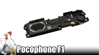 Guía del Pocophone F1 Cambiar módulo de antena con altavoz [upl. by Fey]