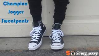 Converse All Star Chuck Taylor Leather Hightops OnFeet Review heyozzy on Instagram [upl. by Eilak]