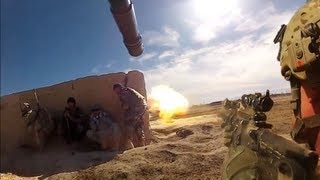 AT4 Rocket Hits Taliban Ambush Position During Firefight [upl. by Oivalf]