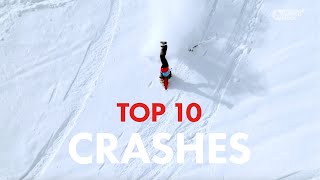 FREERIDE WORLD TOUR  TOP 10 CRASHES ALL TIME [upl. by Peednas194]