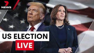 LIVE US ELECTION 2024 Donald Trump vs Kamala Harris  7NEWS [upl. by Mitzi]