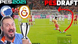 ARDA TURAN EFSANE FRİKİK GOLÜ KOPENHAGGALATASARAY ŞAMPİYONLAR LİGİ KARMASI  PES 2021 PESDRAFT [upl. by Eiloj]