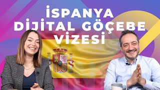 İspanya Dijital Göçebe Vizesi  Yatırımsız Göç Programları [upl. by Vidal]