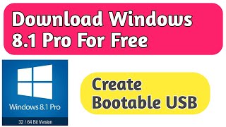 How to Download windows 81 Pro  Windows 8 Pro ISO File [upl. by Tyne]