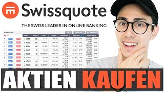 Wie kauft man Aktien Anleitung mit Swissquote Aktien kaufen 📈💡  Sparkojote [upl. by Ardnuasak541]