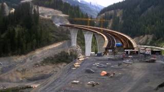 Kicking Horse Canyon TimeLapse [upl. by Tiffi641]