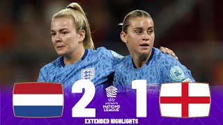 England vs Netherlands  Highlights  UEFA Womens Nations League 26092023 [upl. by Akeemahs]