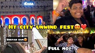 HT City unwind fest🥰Bhuvan Bamkailash kher live singing [upl. by Eetnom818]