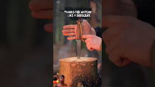 Taku survive alone outdoor chef life knife bushcraft outdoors lifehack campin shorts survival [upl. by Gwendolyn]