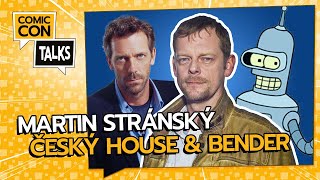 Martin Stránský  vydařená talk show z ComicConu Prague Bender Dr House Živí mrtví audioknihy [upl. by Lhamaj]