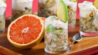 How to Make a Fresh Crab Aspic with Grapefruit Mousse [upl. by Wilda]