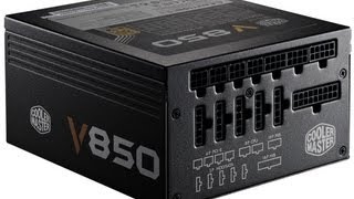 Cooler Master V850 80 Gold Efficient Modular Power Supply Review [upl. by Ennaej]