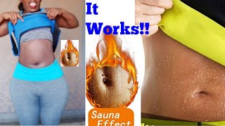 Does It Work Lose Belly Fat With Sweat Slim Belt ft Rawbean HD amp Fay Veeky [upl. by Drida]