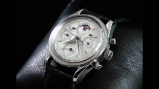 Universal Geneve TriCompax  Calibre 281 Boite Aciermpg [upl. by Anawk977]