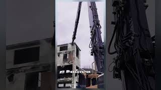 Dismantling buildings using hammer Satisfying jobs and machinery in the world satisfying shorts [upl. by Gardel430]