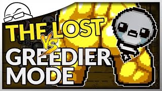 How to beat Greedier Mode with The Lost  The Binding of Isaac Afterbirth Afterbirth Plus [upl. by Toblat]