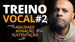 Exercícios de Afinação Agilidade Vocal e Sustentação de Notas Agudas  TREINO VOCAL 2 [upl. by Hoxie476]