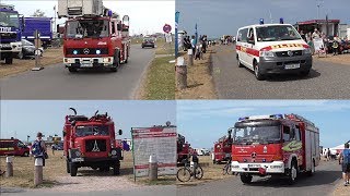 Blaulichtfahrten bei 9Norddeicher Feuerwehrtage [upl. by Matheny726]