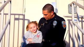 How Cop Bonded With Girl He Adopted After Answering Welfare Check [upl. by Elrod]