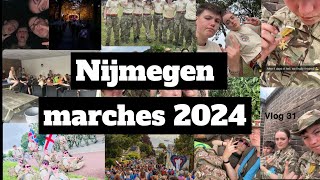 Nijmegen marches 2024 Vlog 31 [upl. by Labanna]