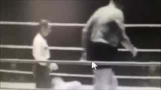 Tallest Wrestler Ever Eight Foot Tall  Rare Gargantua Wrestling Footage 84quot [upl. by Sihonn]