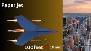 paper planes  How To Make a Paper Plane  Airplane  foldable flight [upl. by Fesoy]