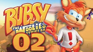 Bubsy the Woolies Strike Back Walkthrough Part 2  World 2 [upl. by Aicac751]