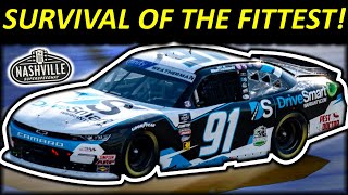 NASCARs Version of quotSurvival of The Fittestquot feat Kyle Weatherman  Nashville Super Speedway [upl. by Anicnarf]