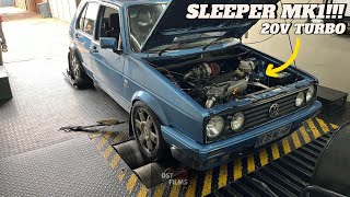 TURBOCHARGED VW GOLF MK1 VELOCITY richysservicecenter dicktator dyno vw vwmk1 dynotuning [upl. by Lynch]