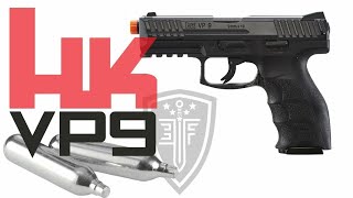 REVIEW  HampK VP9 Co2 Airsoft  Elite Force [upl. by Latsryc]