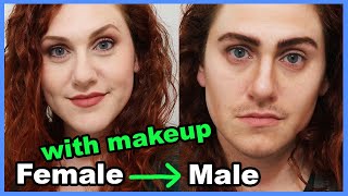 Female To Male Makeup [upl. by Aihsotal652]