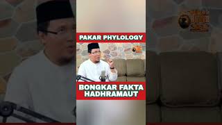 Prof Dr Menachem Ali Pakar Philology Bongkar Fakta Hadhramaut negeri Habaib [upl. by Laleb]