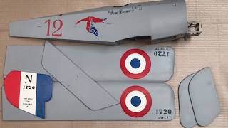 Custom Covered Nieuport17 Fabric ARF [upl. by Littlejohn]