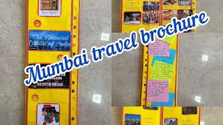 Mumbai travel brochure project grade3 socialstudies project [upl. by Black]