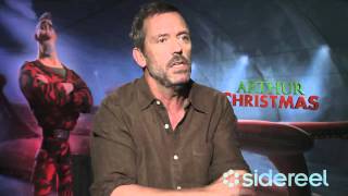 Arthur Christmas Interview with Hugh Laurie [upl. by Needan]