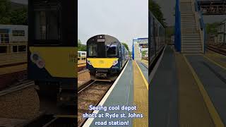 seeing cool depot shots at Ryde st johns road station [upl. by Oina]