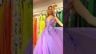 💖 💖 💖 💖Jovani prom 2023  Purple Ballgown💖 💖 💖 💖 [upl. by Mullane]