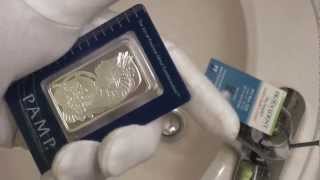 PAMP Suisse 1 oz Fortuna Silver Bar 999 Fine Review [upl. by Rento]