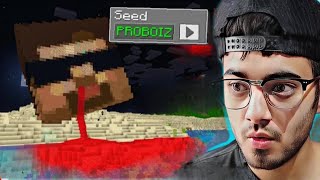 Trying Minecraft creepy seed😯😫🥵  haunted Minecraft seed  kateya ka gamer [upl. by Ayyn142]