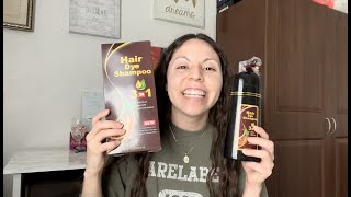 Review of the 3 in 1 Hair Dye Shampoo for gray hair [upl. by Burra]