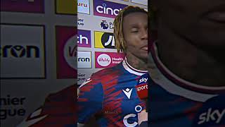 Zaha Reacts To Wan Bissaka Scoop Tackle On Him shorts subscribe [upl. by Edyak]