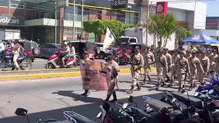 DESFILE DEL EJERCITO MAZATENANGO [upl. by Anicul]