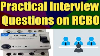 Interview Question on RCBO RCCB vs RCBO How to Read Rating of RCBO Hindi [upl. by Ydnas]