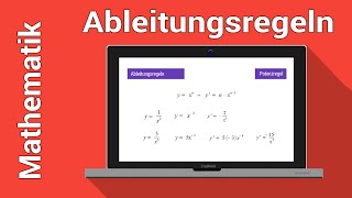 Ableitungsregeln  Kettenregel Produktregel Quotientenregel Potenzregel mit Wurzel  Mathenachhilfe [upl. by Stoops]